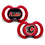 Calgary Flames Pacifier 2-Pack for Little Fans - Sports Gifts, Sports Memorabilia, Sports Collectibles, Fan Shop