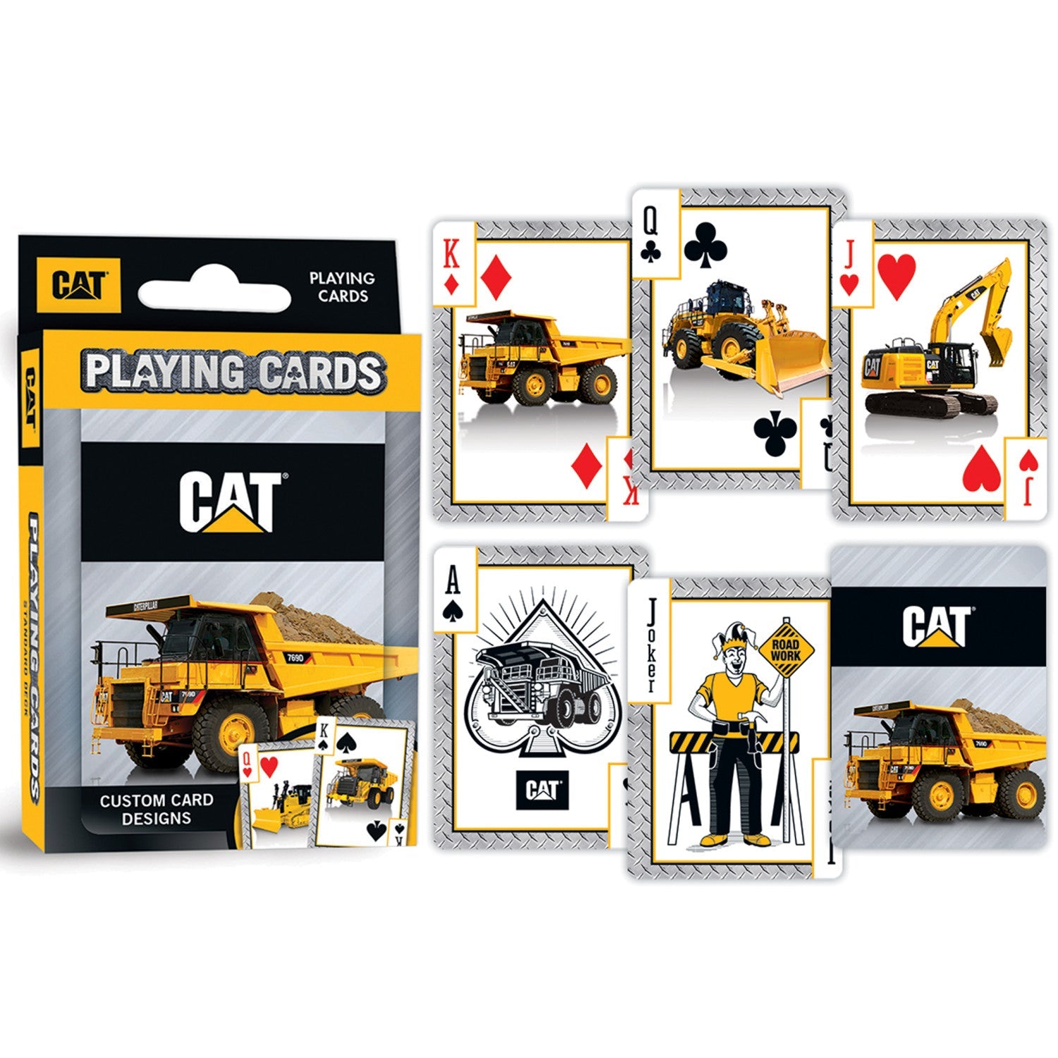 CAT - Caterpillar Playing Cards - 54 Card Deck - 757 Sports Collectibles