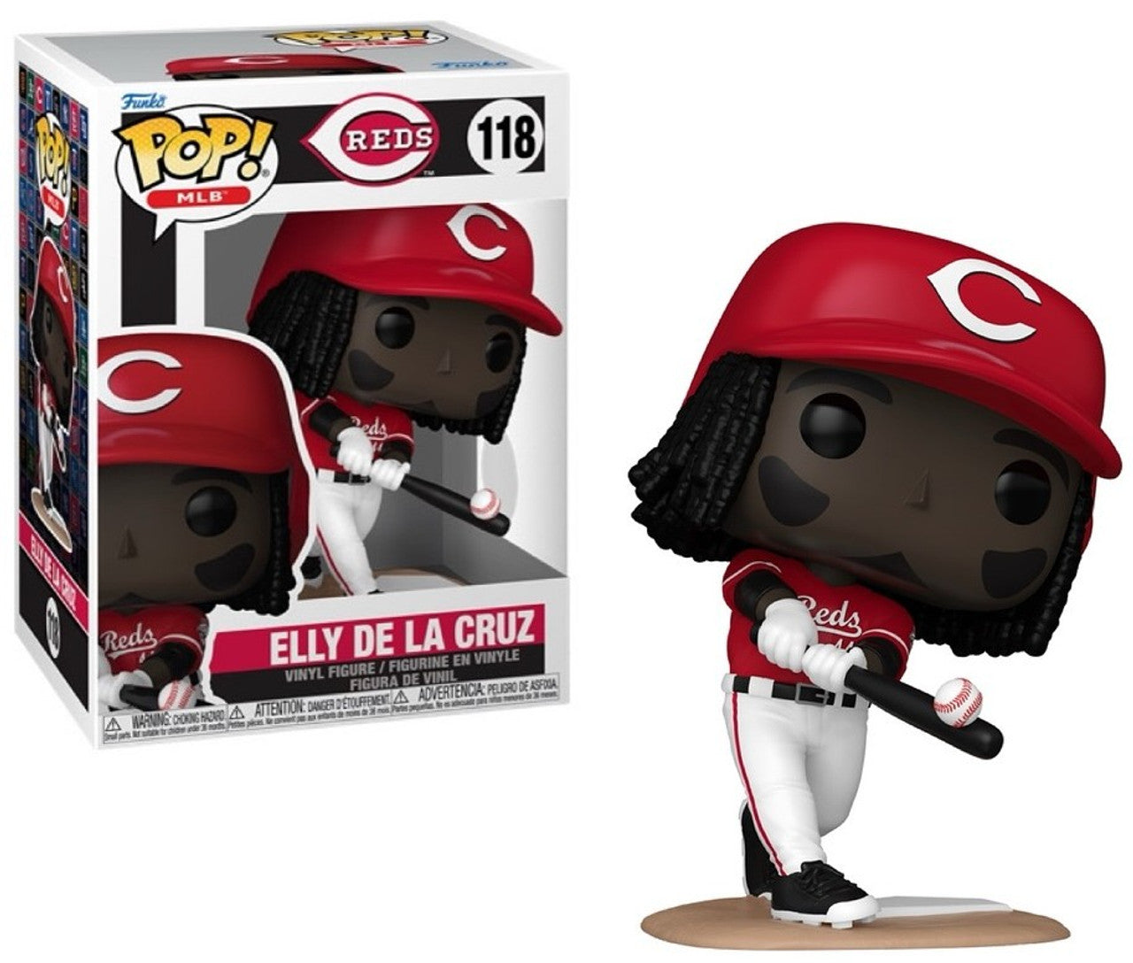 Elly De La Cruz (Cincinnati Red) MLB Funko Pop! - Sports Collectibles, Sports Memorabilia, Sports Fan Shop, Sports Gifts