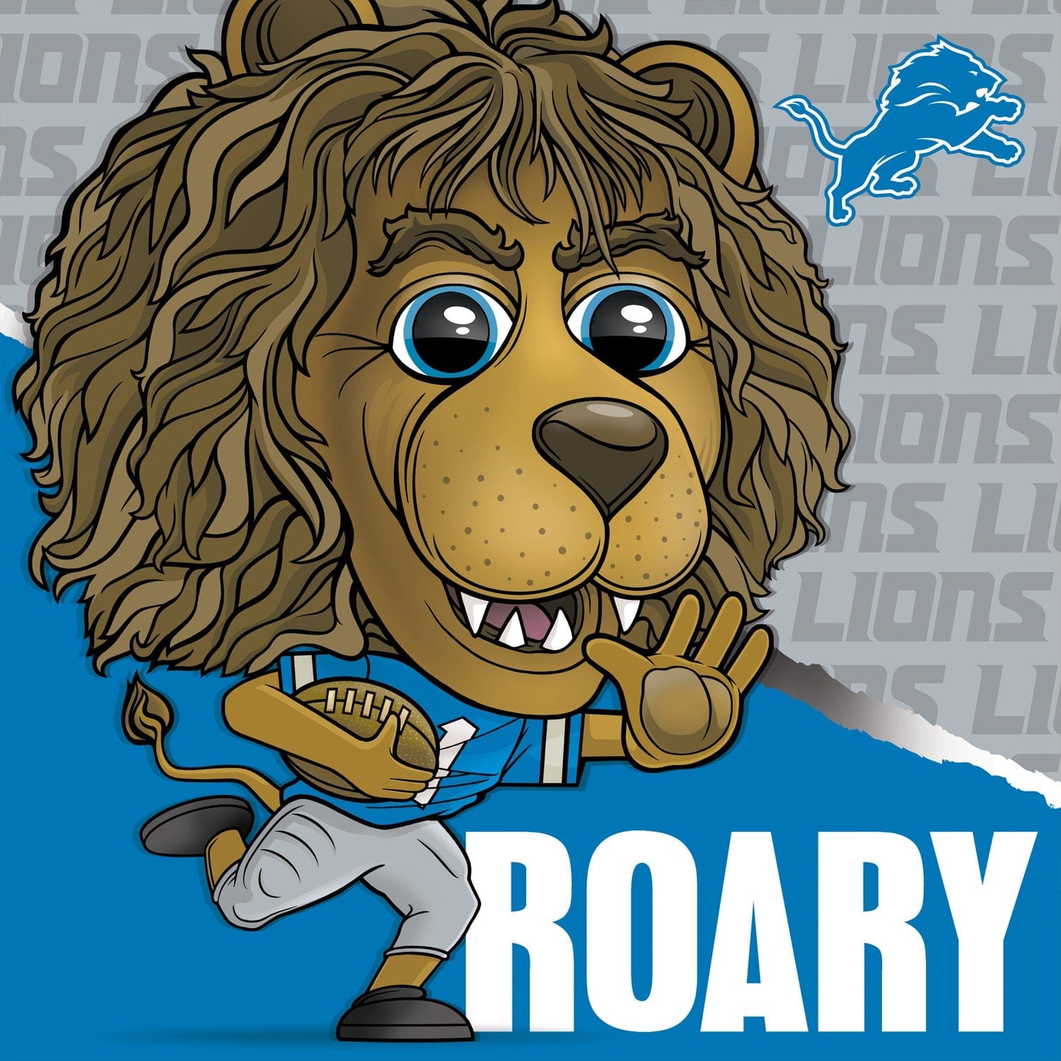 Detroit Lions - NFL Mascot 100 Piece Jigsaw Puzzle