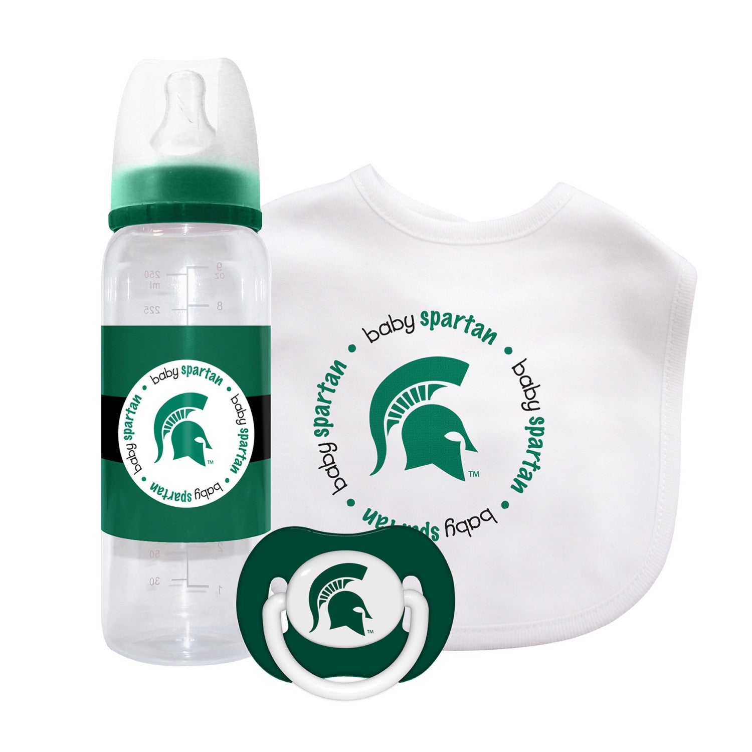 Michigan State Spartans - 3-Piece Baby Gift Set - 757 Sports Collectibles