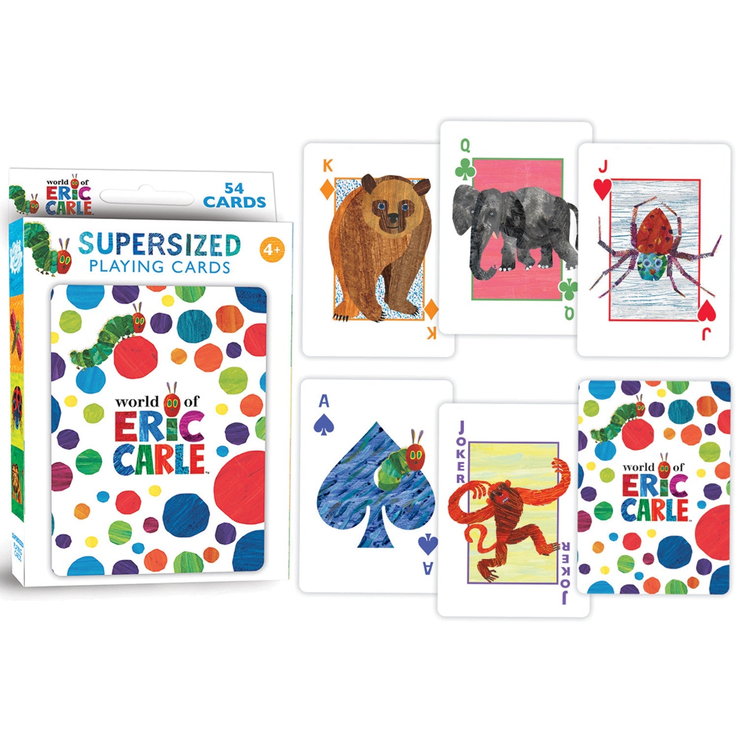 World of Eric Carle Jumbo Travel Playing Cards - 757 Sports Collectibles