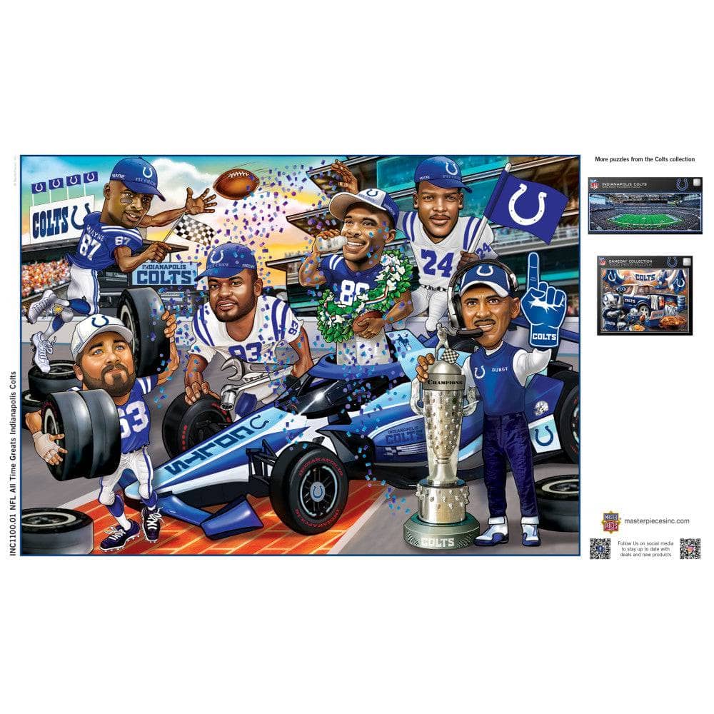 Indianapolis Colts - All-Time Greats 500 Piece Jigsaw Puzzle