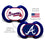 Atlanta Braves - Pacifier 2-Pack - 757 Sports Collectibles