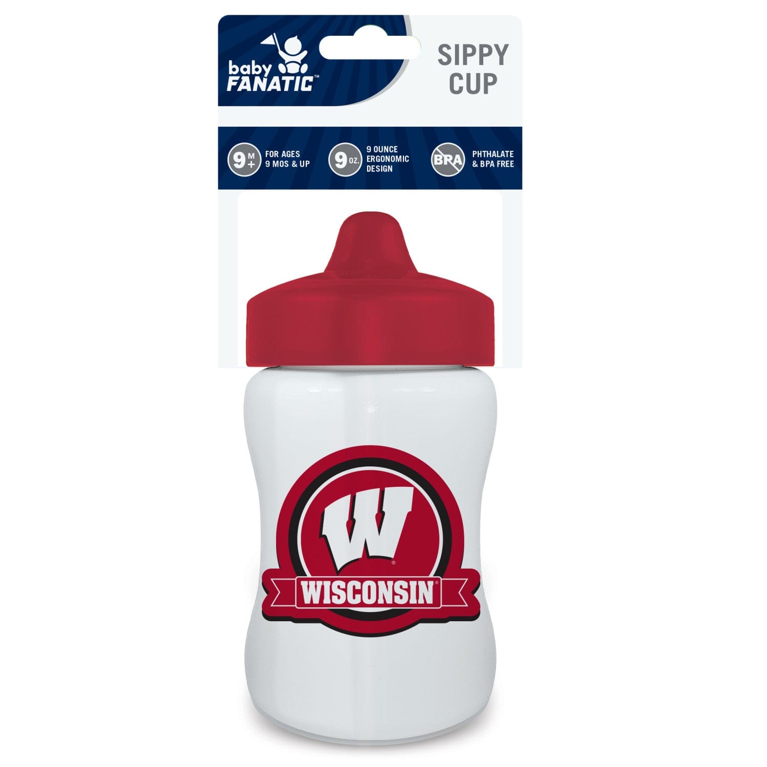 Wisconsin Badgers Team Sippy Cup - Sports Gifts, Sports Memorabilia, Sports Collectibles, Fan Shop