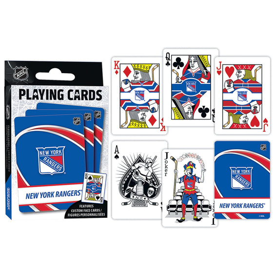 New York Rangers Playing Cards - 54 Card Deck - 757 Sports Collectibles