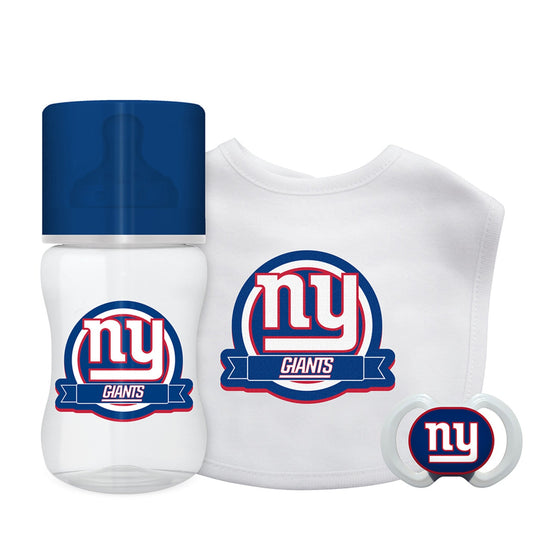 New York Giants - 3-Piece Baby Gift Set - 757 Sports Collectibles