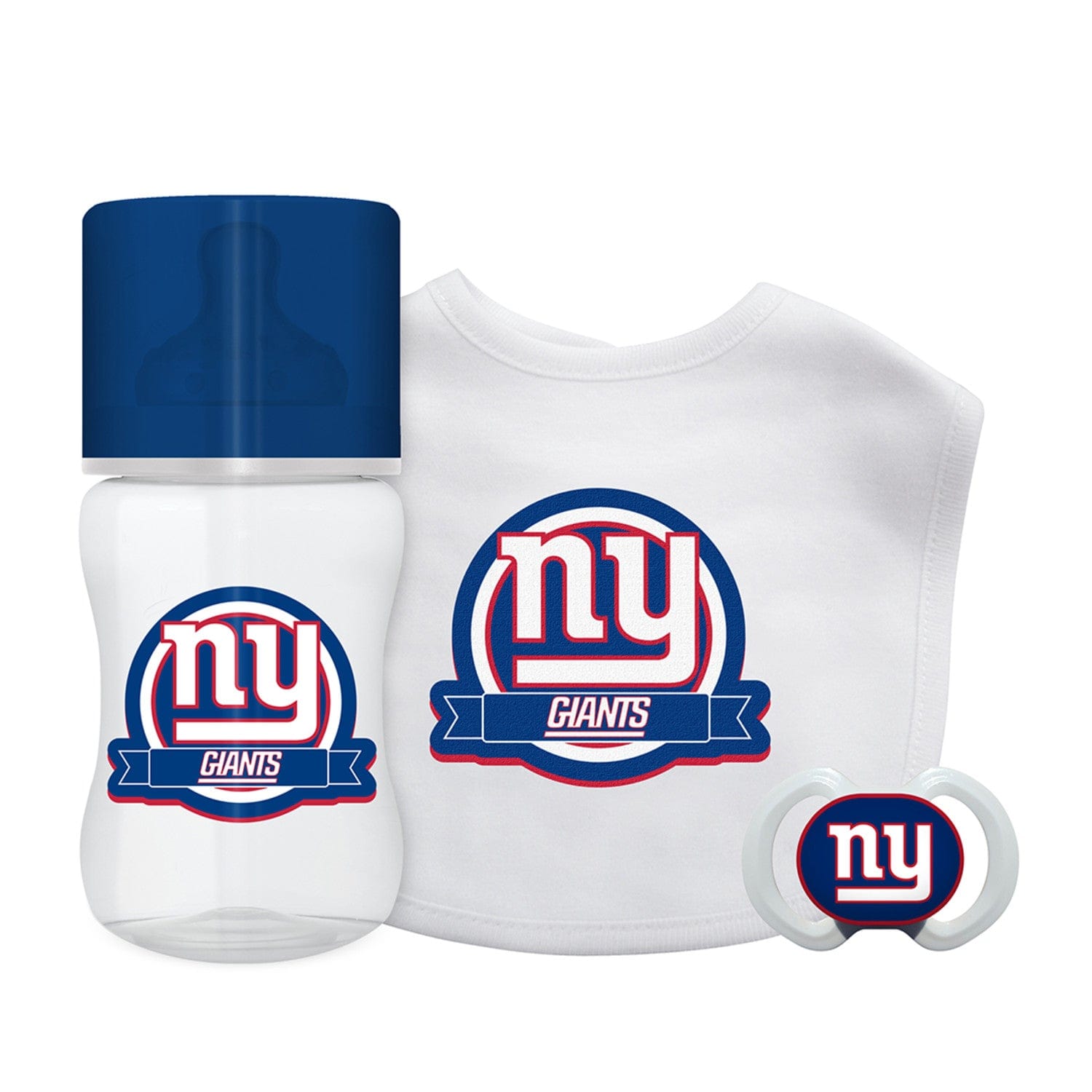 New York Giants 3-Piece Baby Gift Set - Sports Gifts, Sports Memorabilia, Sports Collectibles, Fan Shop