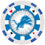 Detroit Lions 100-Piece Poker Chip Set
