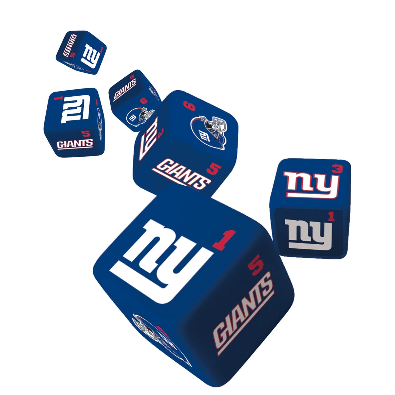 New York Giants 19mm Dice Set - Sports Gifts, Sports Memorabilia, Sports Collectibles, Fan Shop