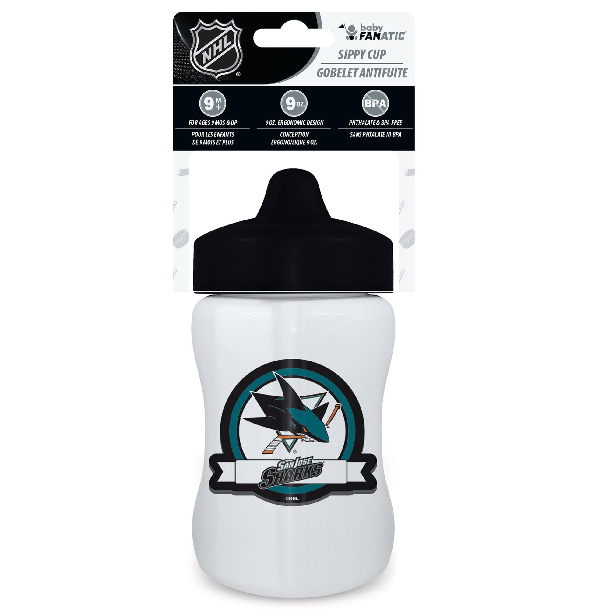 San Jose Sharks Kids Sippy Cup - Sports Gifts, Sports Memorabilia, Sports Collectibles, Fan Shop
