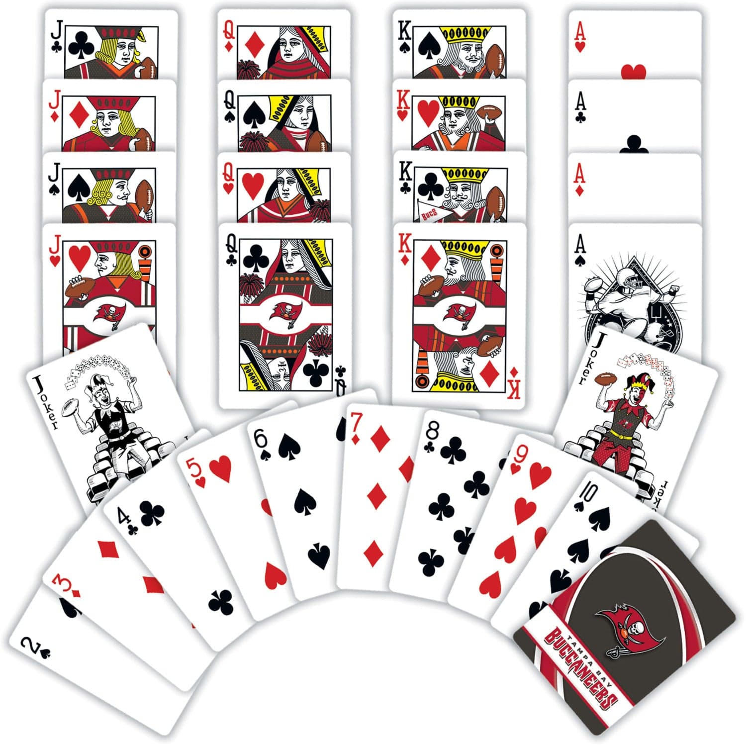 Tampa Bay Buccaneers 54-Card Deck Playing Cards
