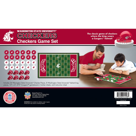 Washington State Cougars Checkers - 757 Sports Collectibles