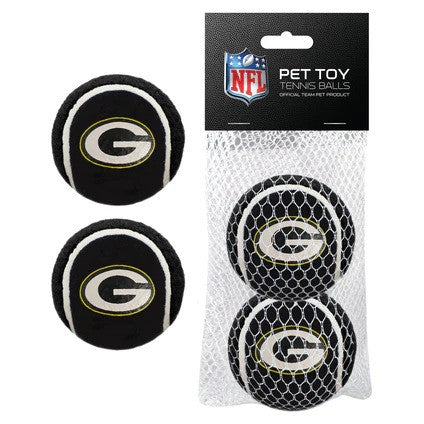 Green Bay Packers 2 PC Tennis Balls Pets First - Sports Collectibles, Sports Memorabilia, Sports Fan Shop, Sports Gifts