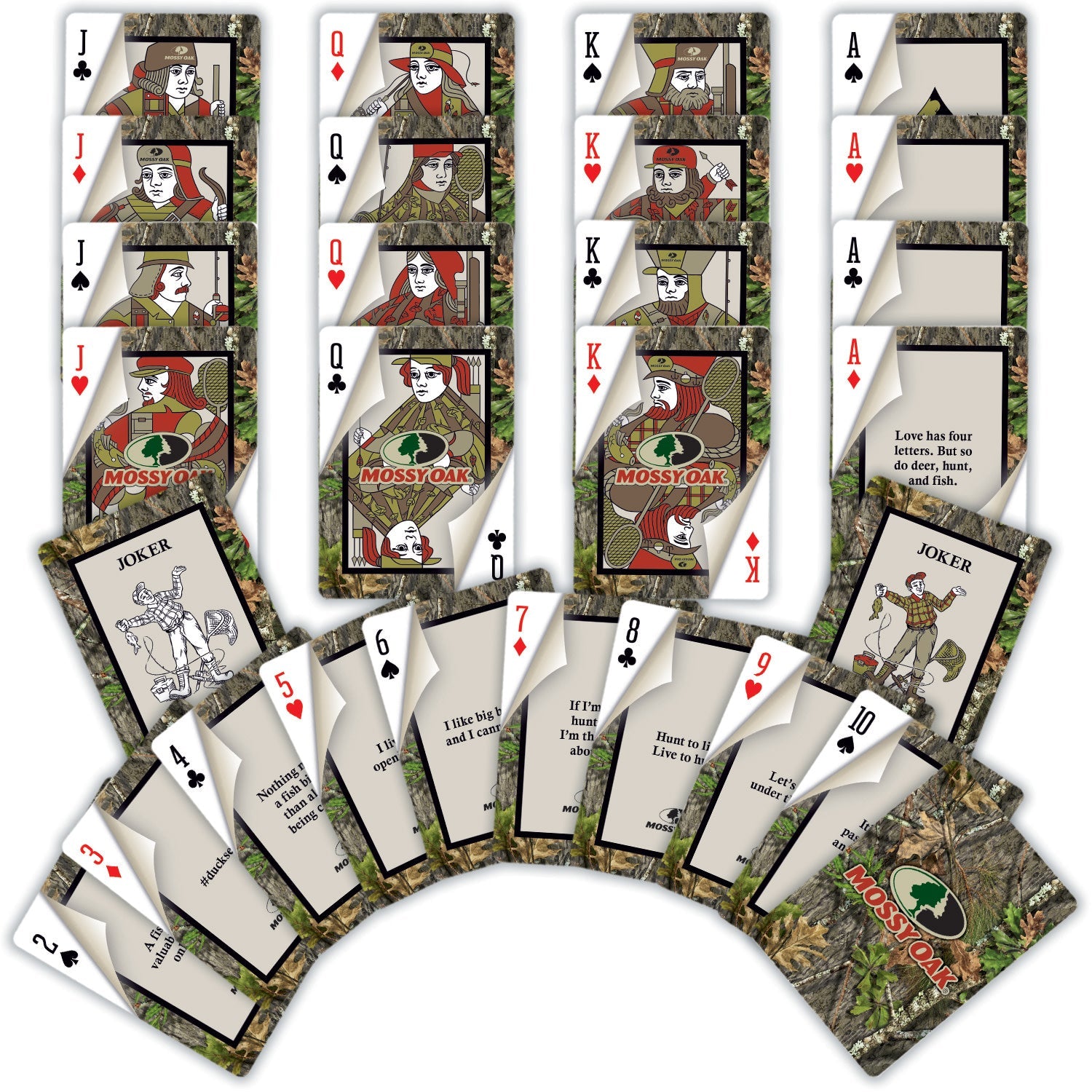 Mossy Oak Playing Cards - 54 Card Deck - 757 Sports Collectibles