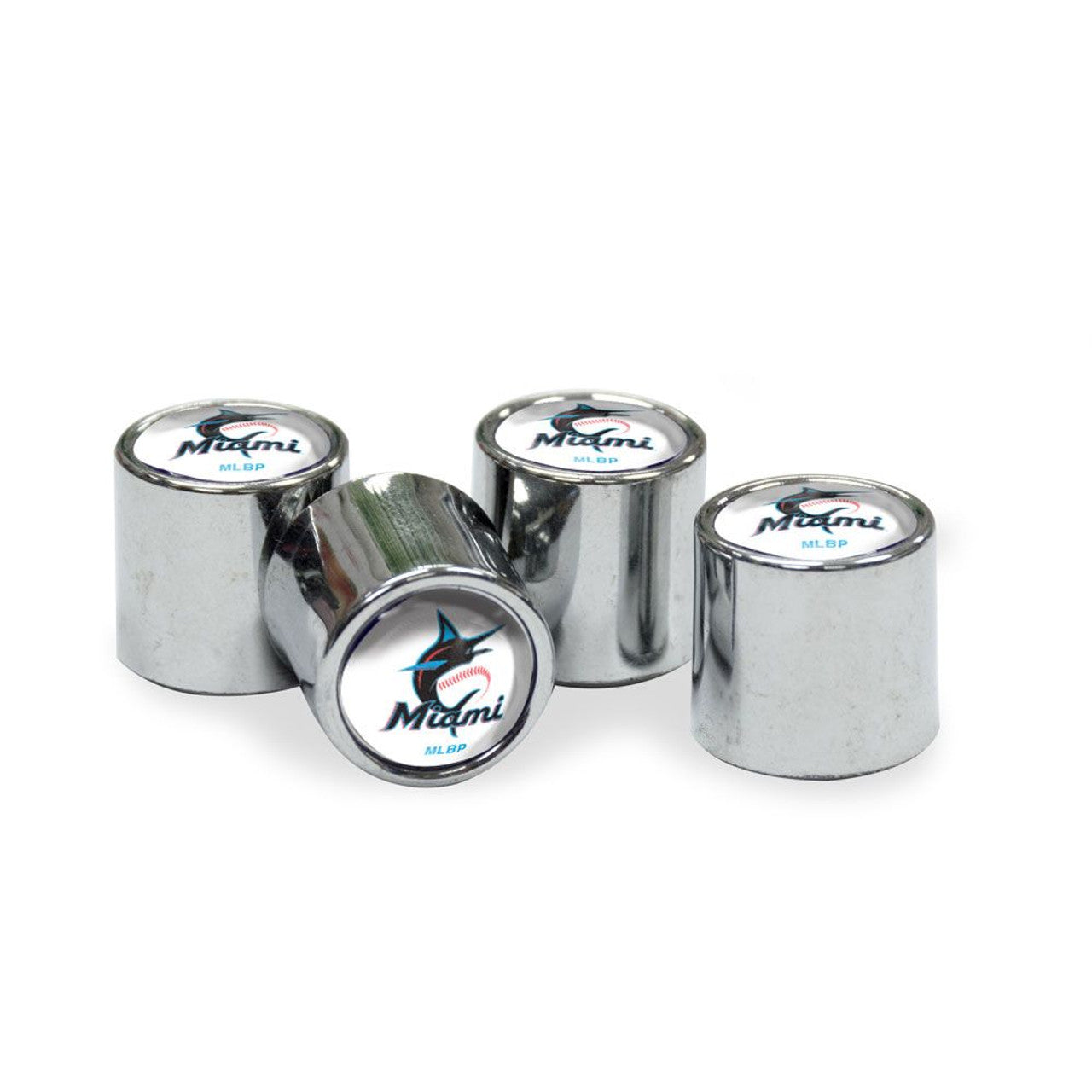 Miami Marlins Valve Stem Caps - Special Order - Sports Collectibles, Sports Memorabilia, Sports Fan Shop, Sports Gifts