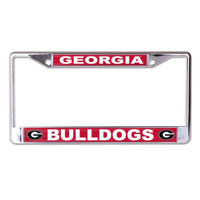 Georgia Bulldogs GEORGIA / BULLDOGS Lic Plt Frame S/L Printed - Sports Collectibles, Sports Memorabilia, Sports Fan Shop, Sports Gifts