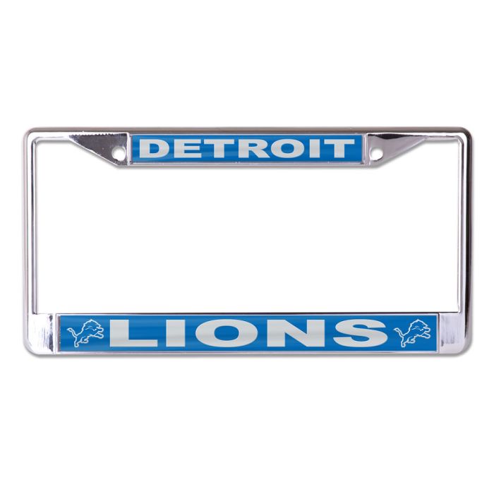 Detroit Lions Lic Plt Frame S/L Printed - Sports Collectibles, Sports Memorabilia, Sports Fan Shop, Sports Gifts