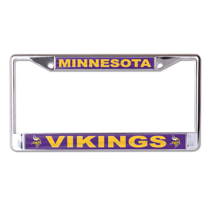Minnesota Vikings License Plate Frame S/L Printed - Sports Collectibles, Sports Memorabilia, Sports Fan Shop, Sports Gifts