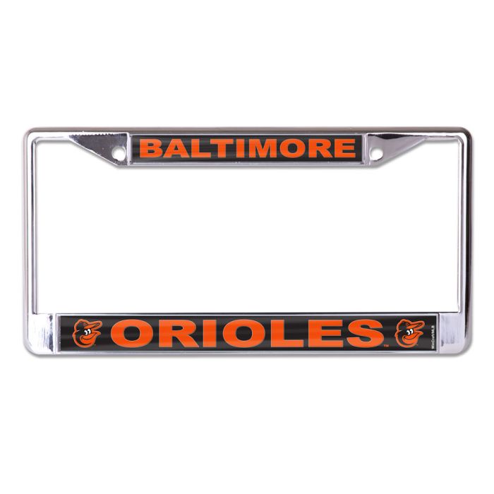 Baltimore Orioles Lic Plt Frame S/L Printed - Sports Collectibles, Sports Memorabilia, Sports Fan Shop, Sports Gifts