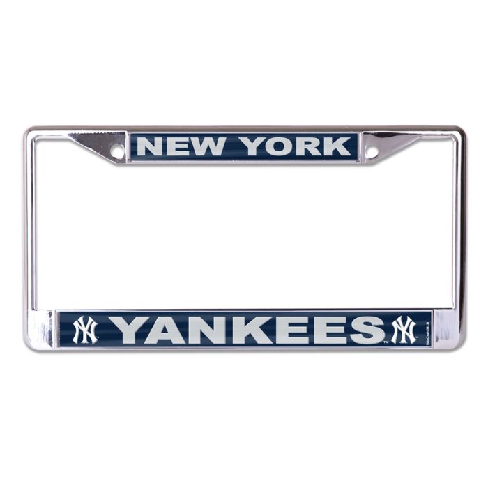 New York Yankees Lic Plt Frame S/L Printed - Sports Collectibles, Sports Memorabilia, Sports Fan Shop, Sports Gifts