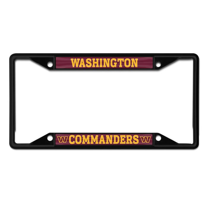 Washington Commanders License Plate Frame S/S - Sports Collectibles, Sports Memorabilia, Sports Fan Shop, Sports Gifts