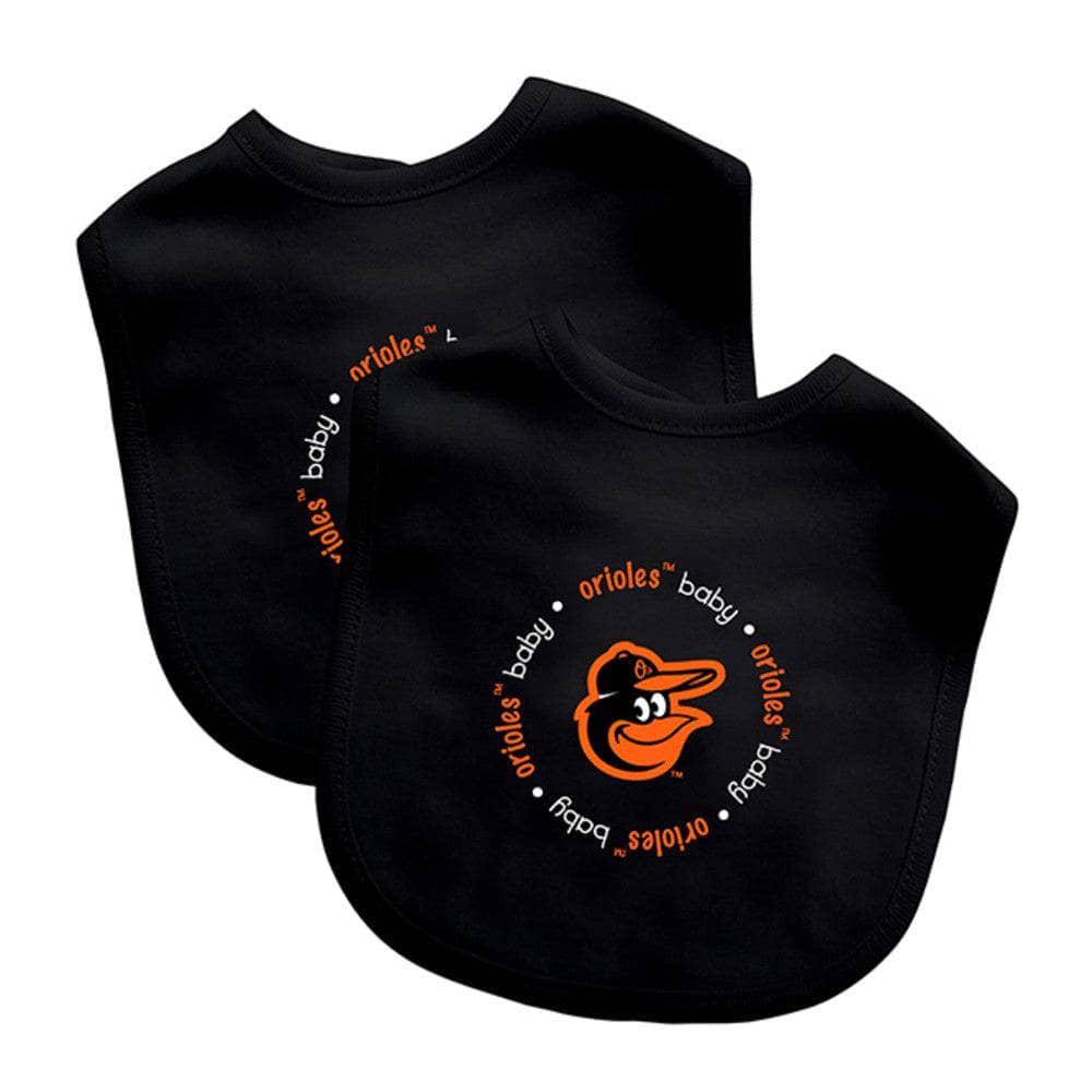 Baltimore Orioles Baby Bibs 2-Pack: Adorable Team Spirit for Little Fans - Sports Gifts, Sports Memorabilia, Sports Collectibles, Fan Shop