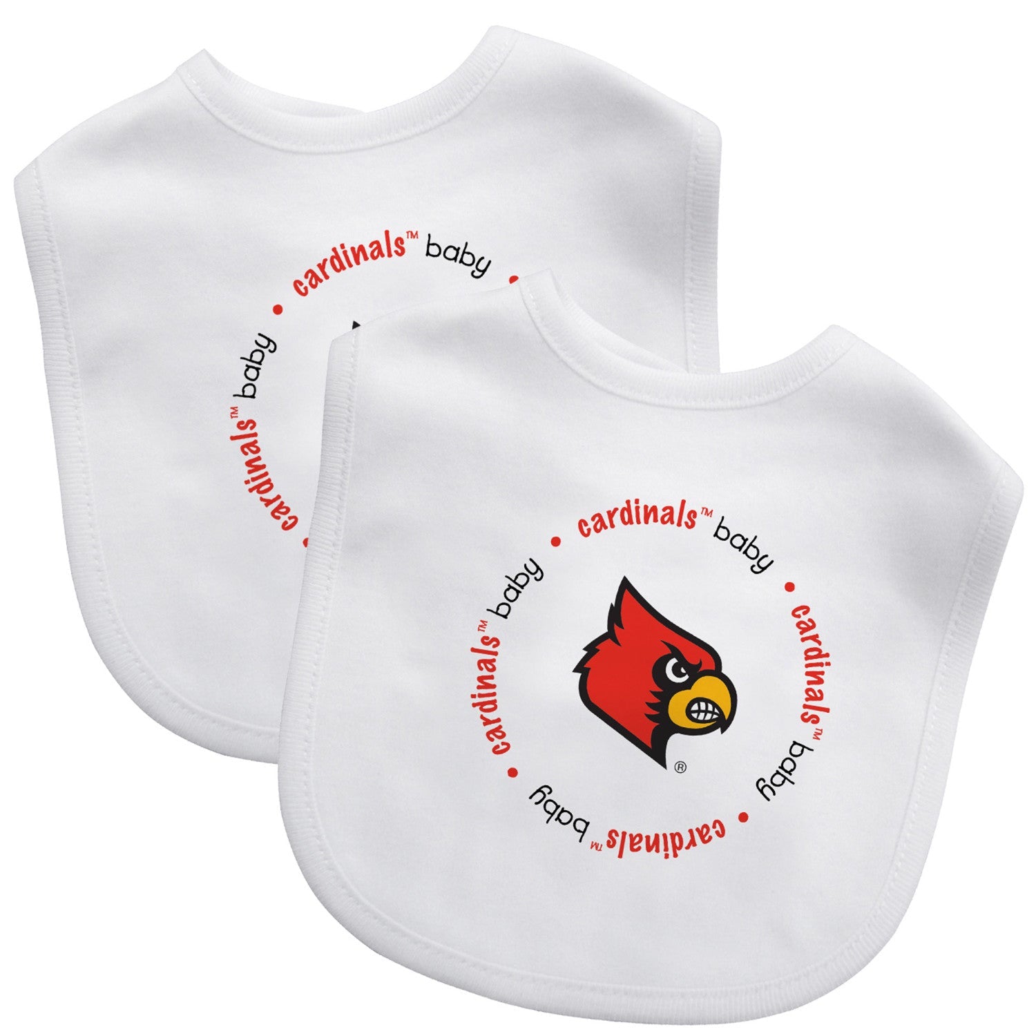 Louisville Cardinals - Baby Bibs 2-Pack - 757 Sports Collectibles