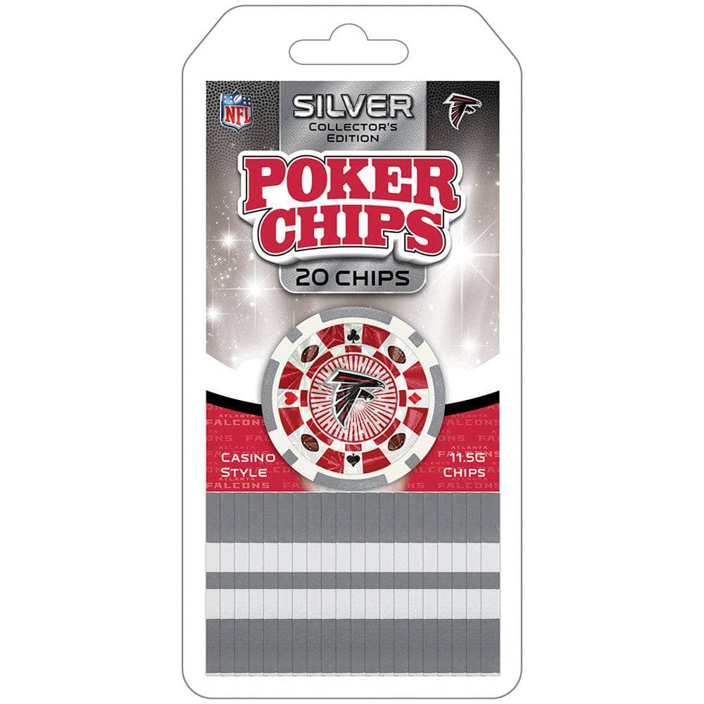Atlanta Falcons 20-Piece Poker Chip Set - Sports Gifts, Sports Memorabilia, Sports Collectibles, Fan Shop