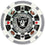 Las Vegas Raiders 20-Piece Poker Chip Set