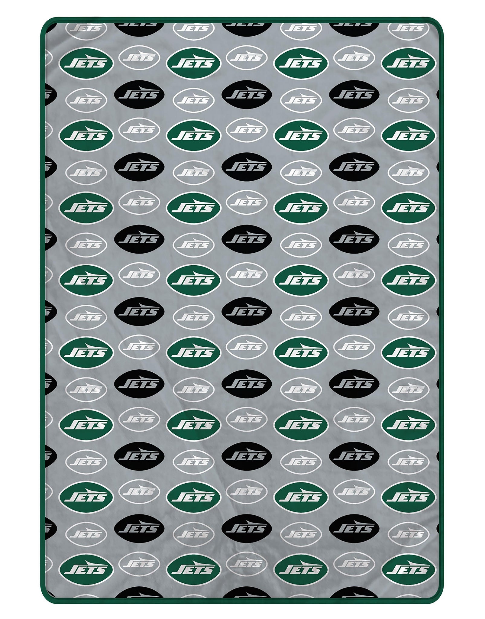 New York Jets 60" x 80" Logo Roll Oversized Ultra Soft Throw Blanket - Sports Gifts, Sports Memorabilia, Sports Collectibles, Fan Shop