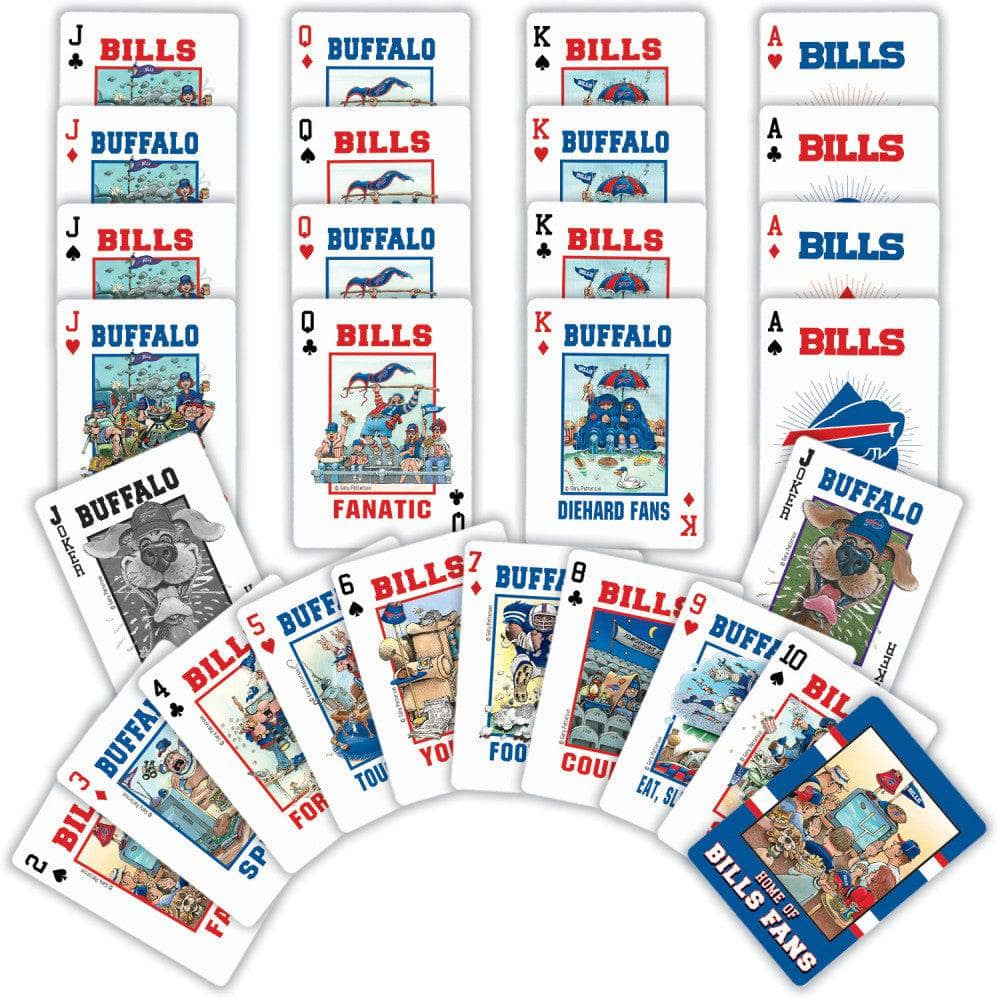 Buffalo Bills Fan Deck Playing Cards - 54 Card Collector's Deck