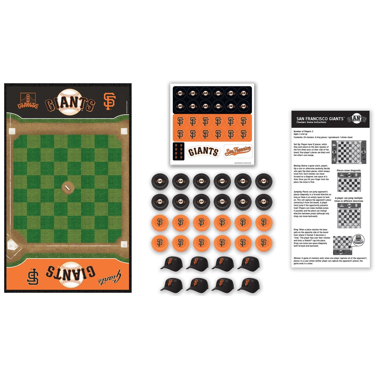 San Francisco Giants Checkers - 757 Sports Collectibles