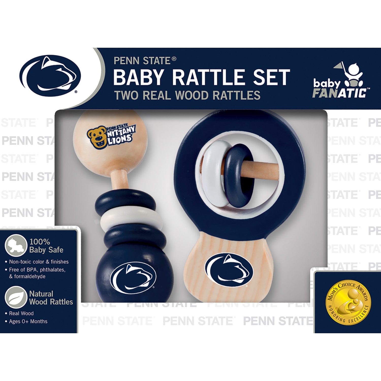 Penn State Nittany Lions Baby Rattles 2-Pack - Sports Gifts, Sports Memorabilia, Sports Collectibles, Fan Shop