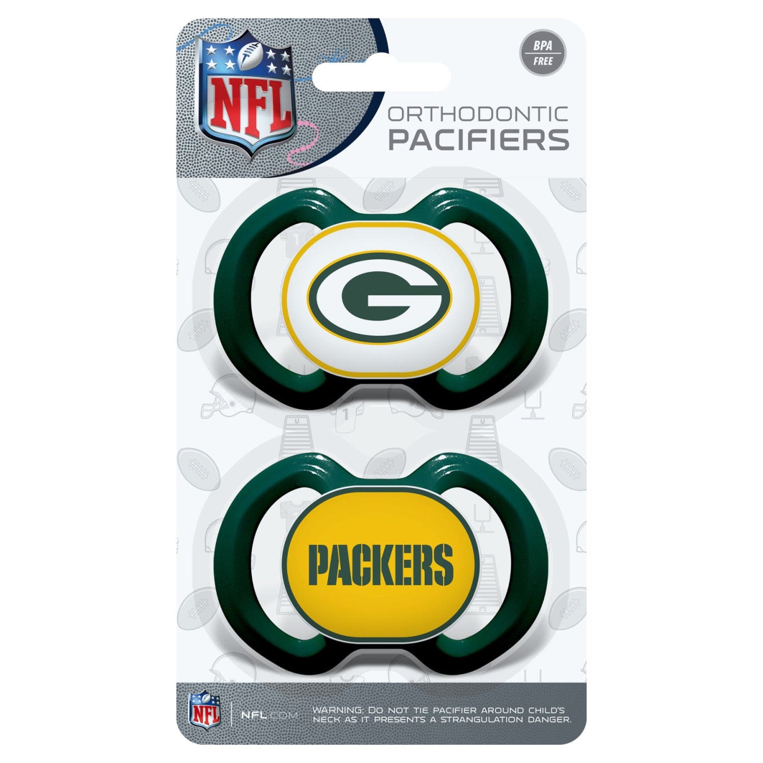 Green Bay Packers Pacifier Set - 2-Pack