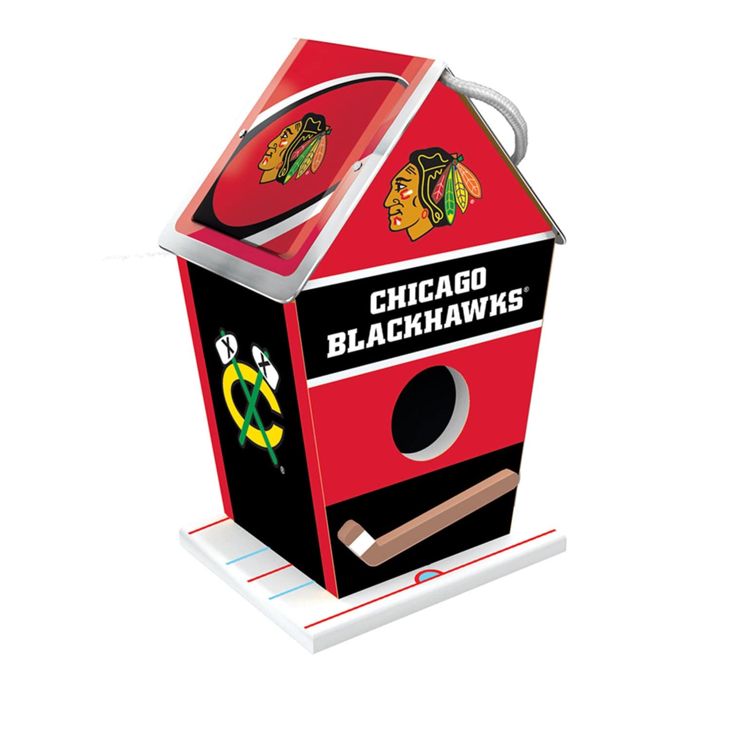 Chicago Blackhawks Official Birdhouse - Sports Gifts, Sports Memorabilia, Sports Collectibles, Fan Shop