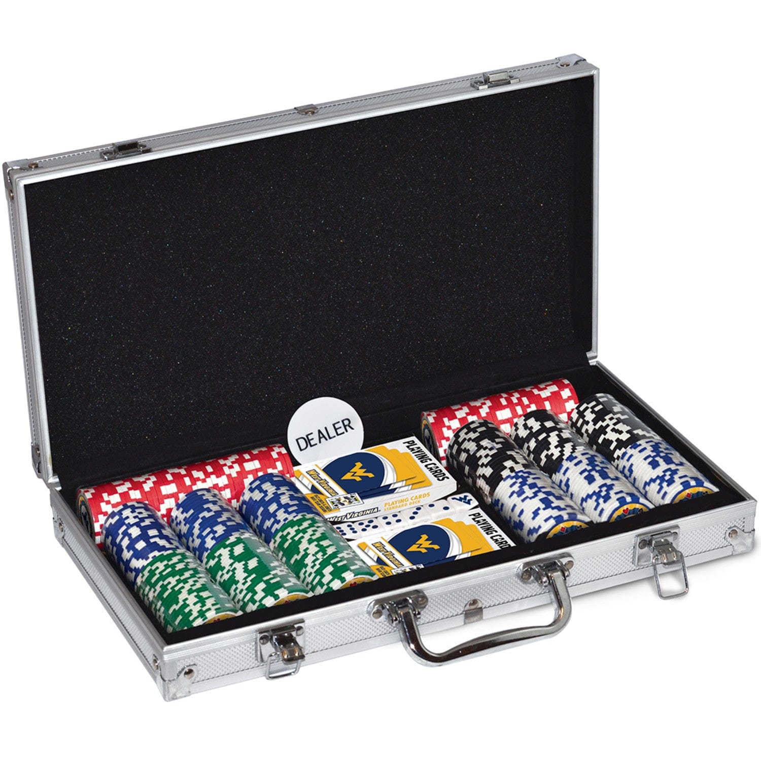 West Virginia Mountaineers 300 Piece Poker Set - Ultimate Fan Edition