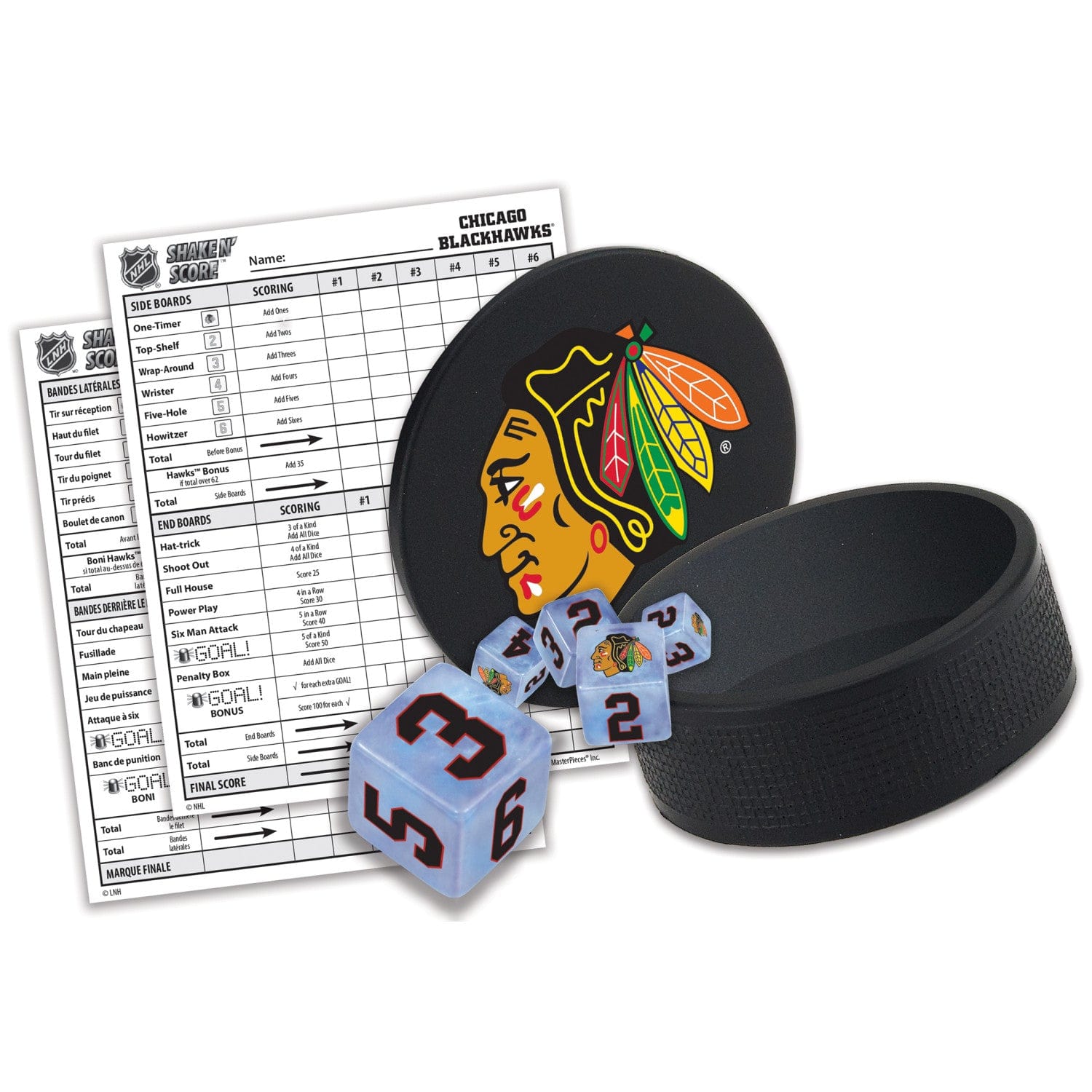 Chicago Blackhawks Shake n' Score Game - Sports Gifts, Sports Memorabilia, Sports Collectibles, Fan Shop