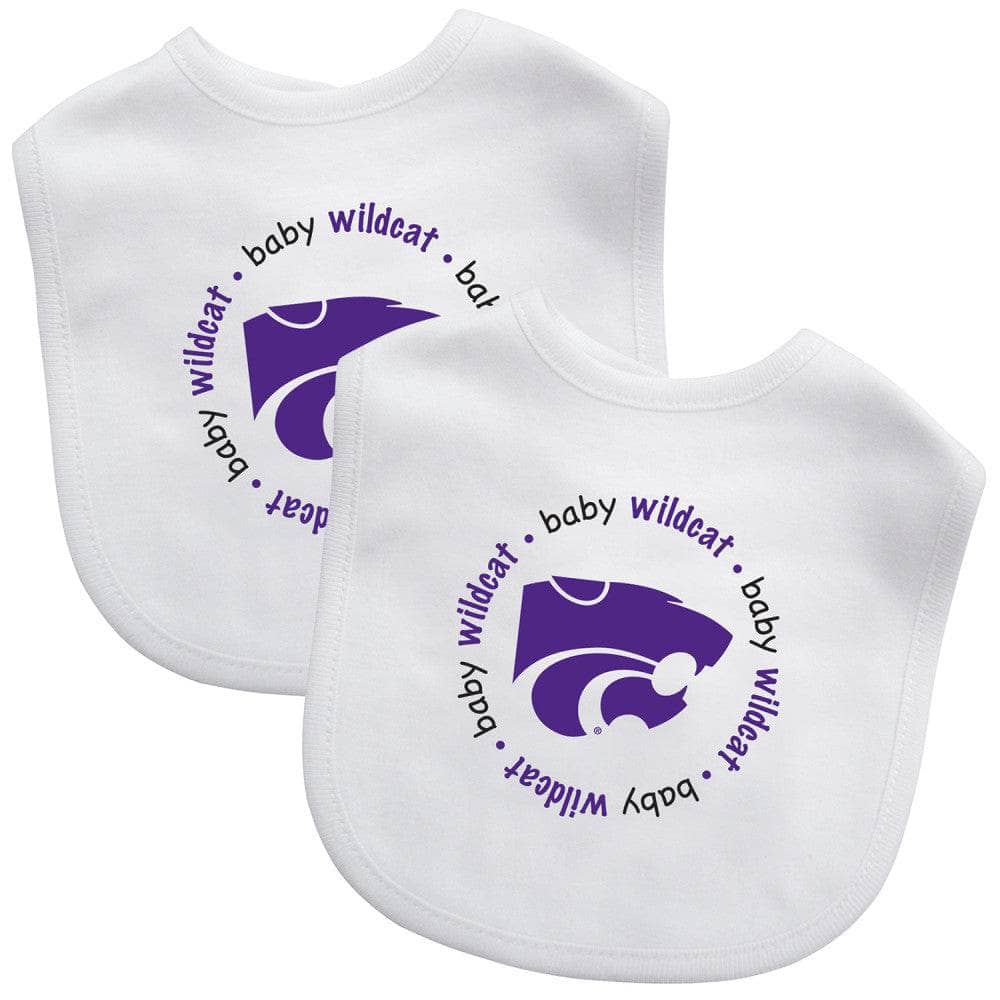 Kansas State Wildcats Baby Bibs 2-Pack - Sports Gifts, Sports Memorabilia, Sports Collectibles, Fan Shop