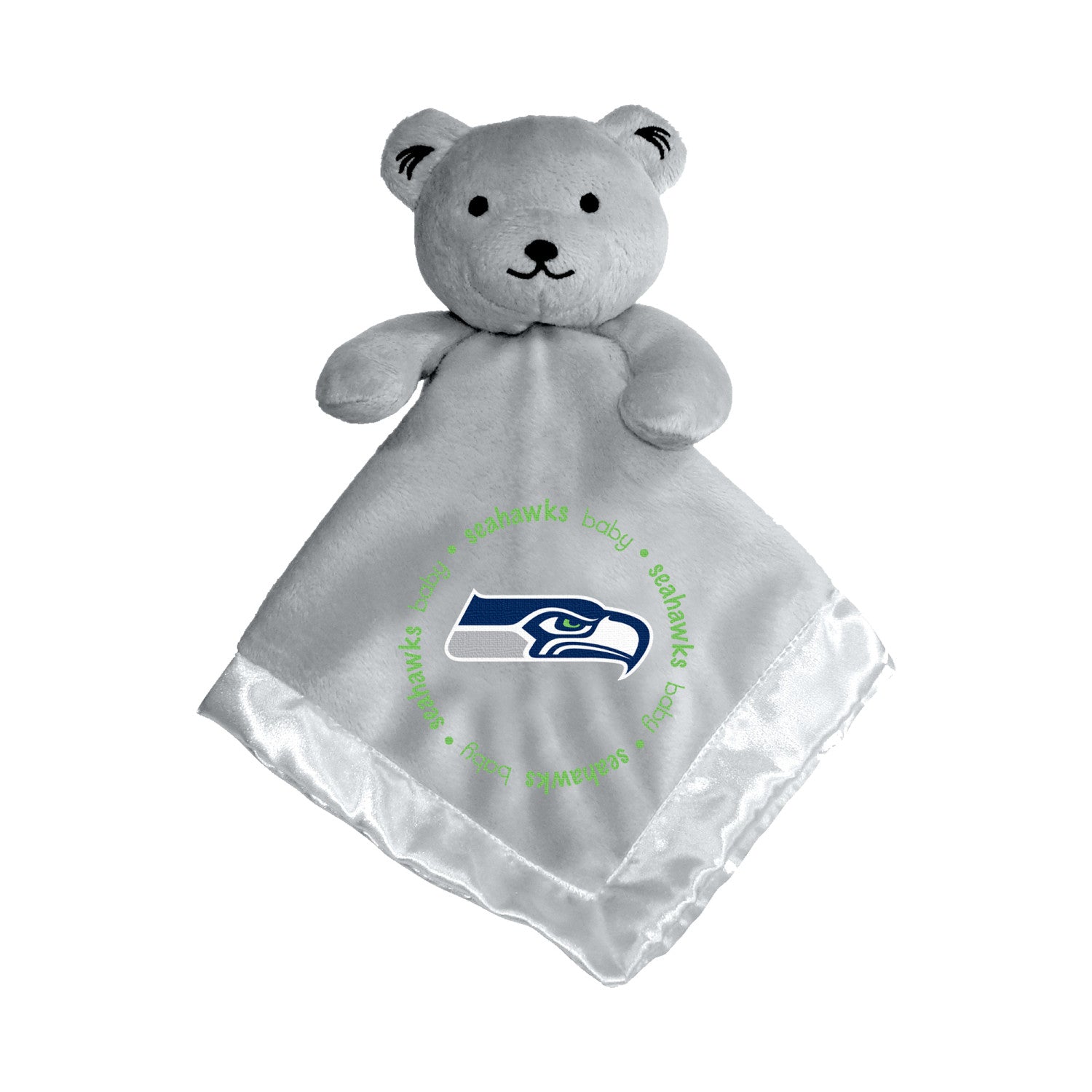 Seattle Seahawks Security Bear - Gray - Sports Gifts, Sports Memorabilia, Sports Collectibles, Fan Shop