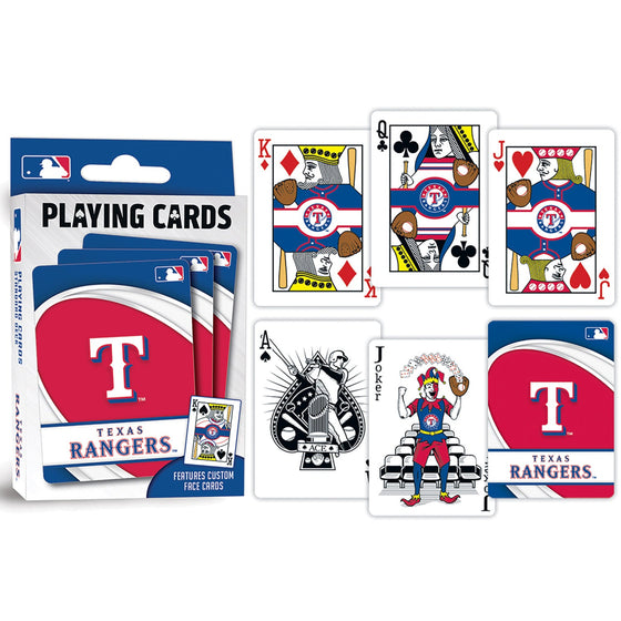 Texas Rangers Playing Cards - 54 Card Deck - 757 Sports Collectibles