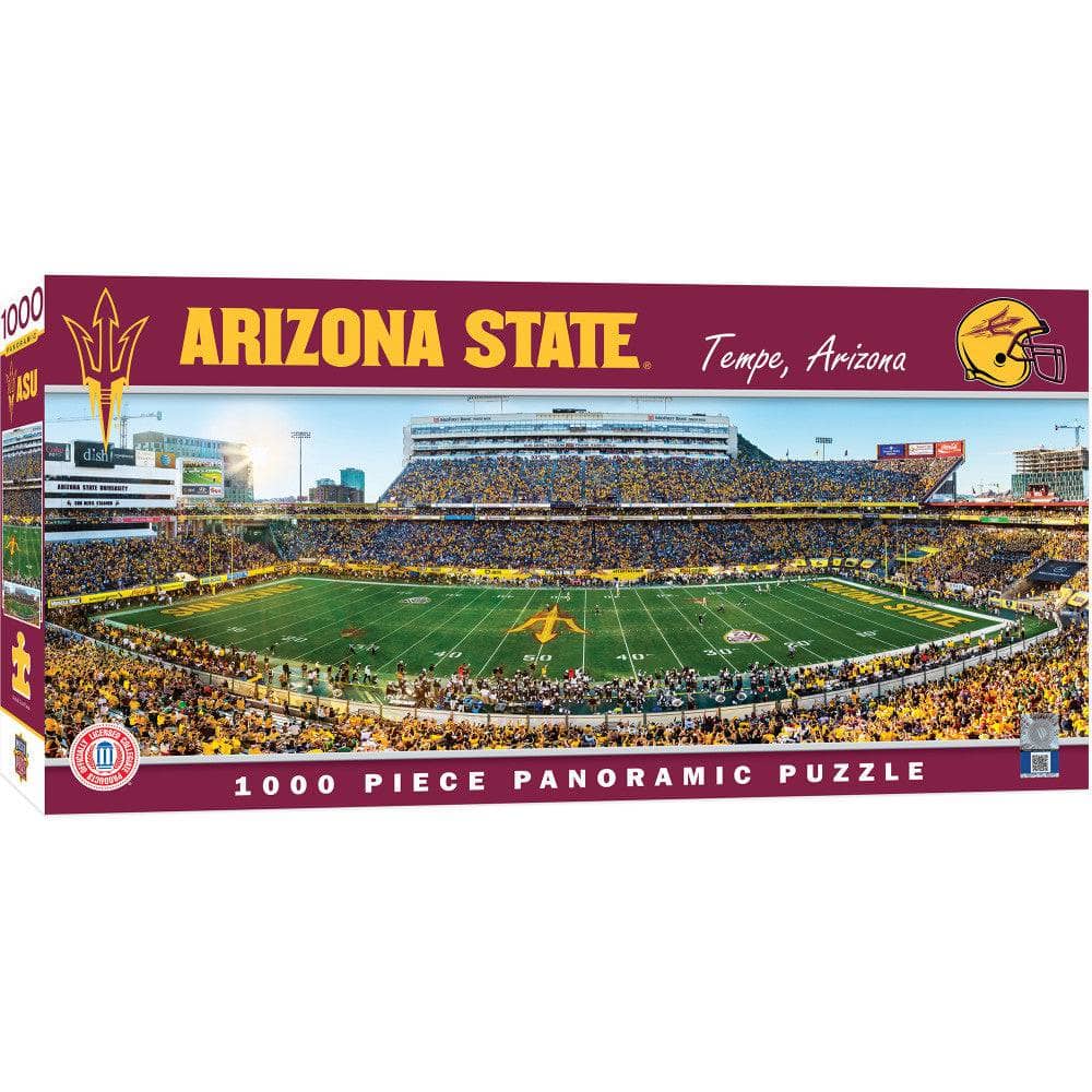 Arizona State Sun Devils 1000 Piece Panoramic Jigsaw Puzzle - Sports Gifts, Sports Memorabilia, Sports Collectibles, Fan Shop