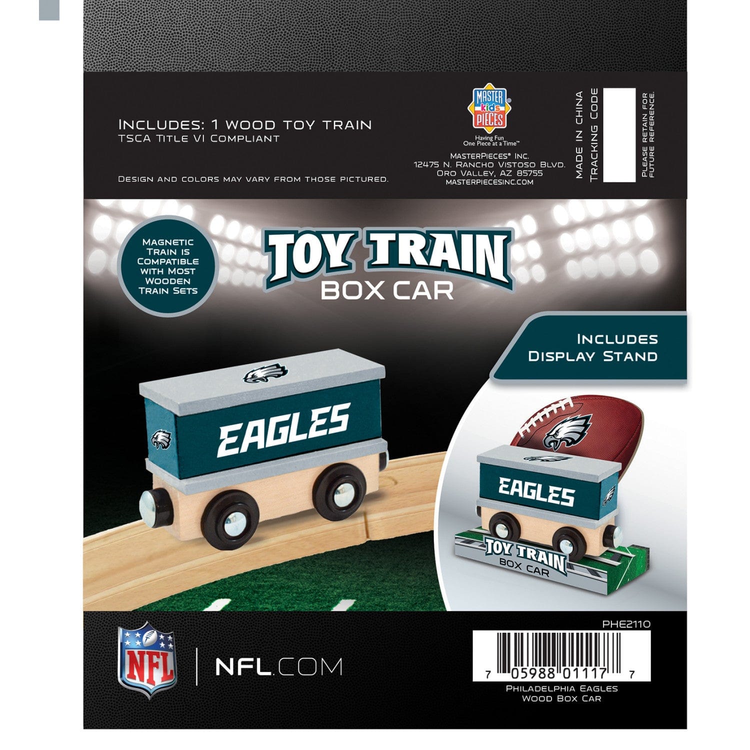 Philadelphia Eagles Toy Train Box Car - Sports Gifts, Sports Memorabilia, Sports Collectibles, Fan Shop