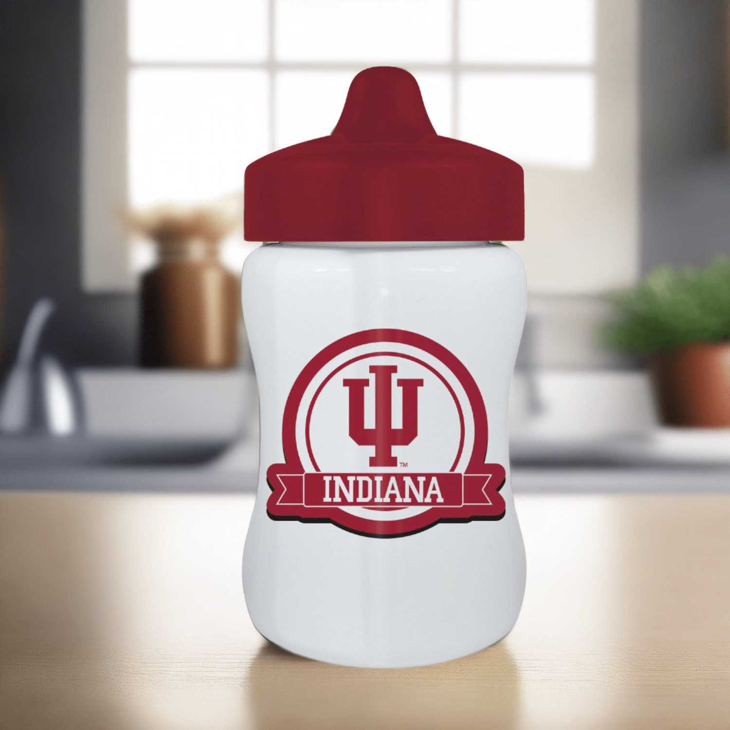 Indiana State Sycamores Sippy Cup - Perfect for Young Fans! - Sports Gifts, Sports Memorabilia, Sports Collectibles, Fan Shop