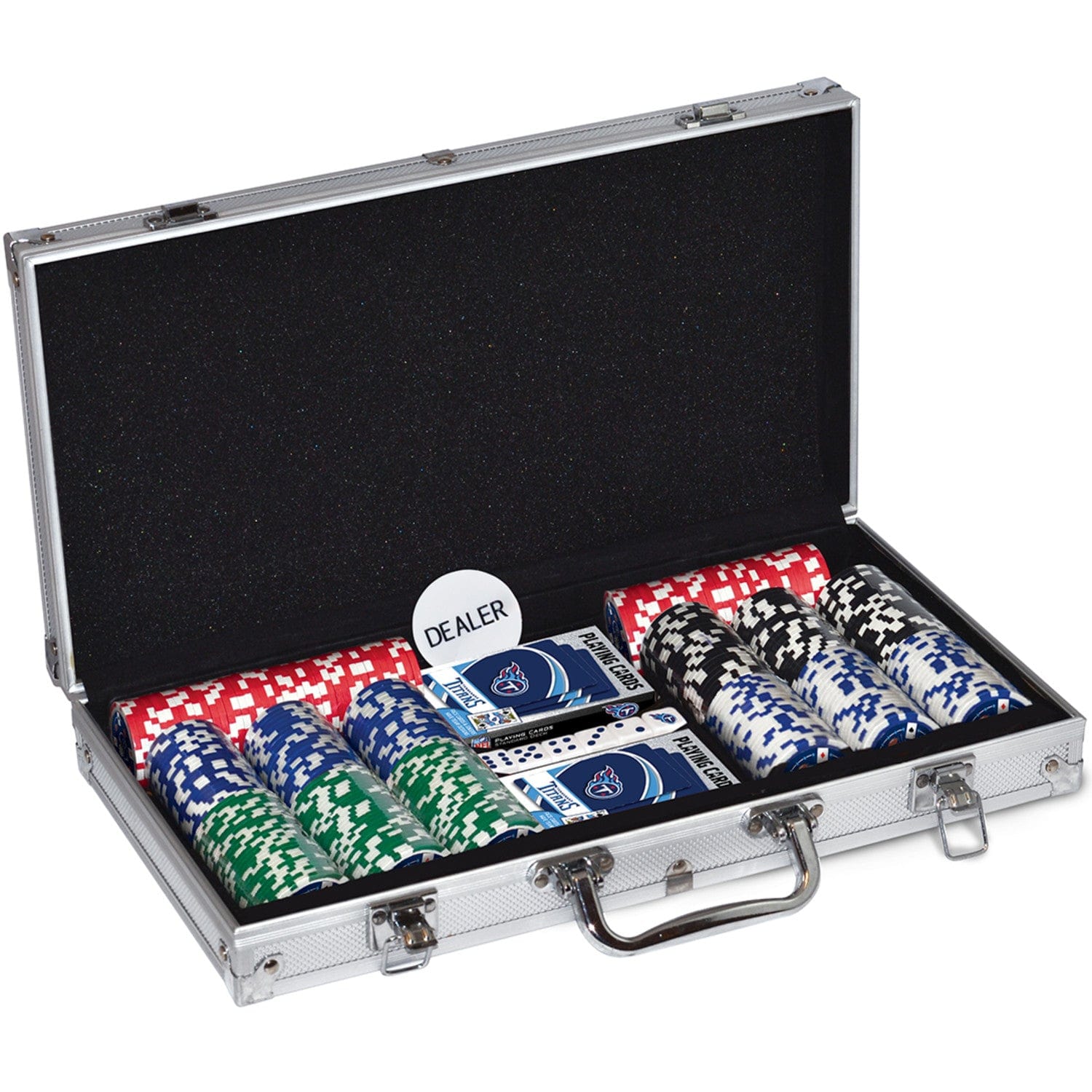 Tennessee Titans 300-Piece Poker Set - Sports Gifts, Sports Memorabilia, Sports Collectibles, Fan Shop