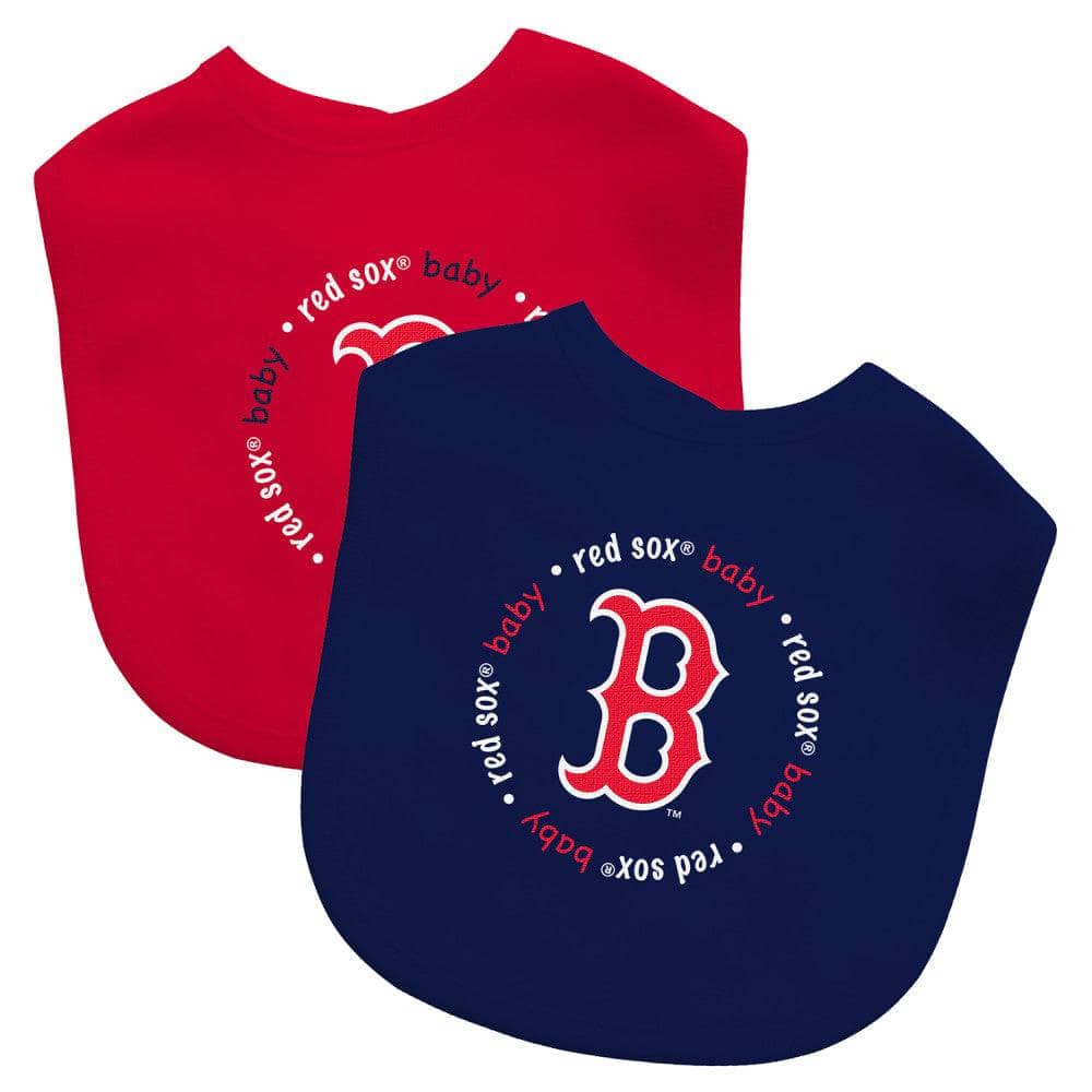 Boston Red Sox Baby Bibs 2-Pack - Perfect for Little Fans! - Sports Gifts, Sports Memorabilia, Sports Collectibles, Fan Shop