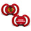 Chicago Blackhawks Pacifier 2-Pack for Little Fans - Sports Gifts, Sports Memorabilia, Sports Collectibles, Fan Shop