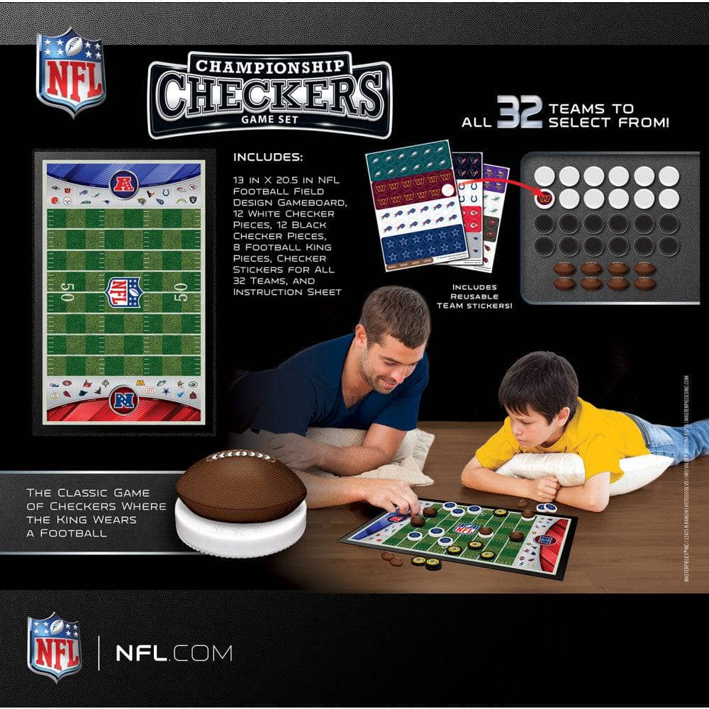 NFL League Checkers Game