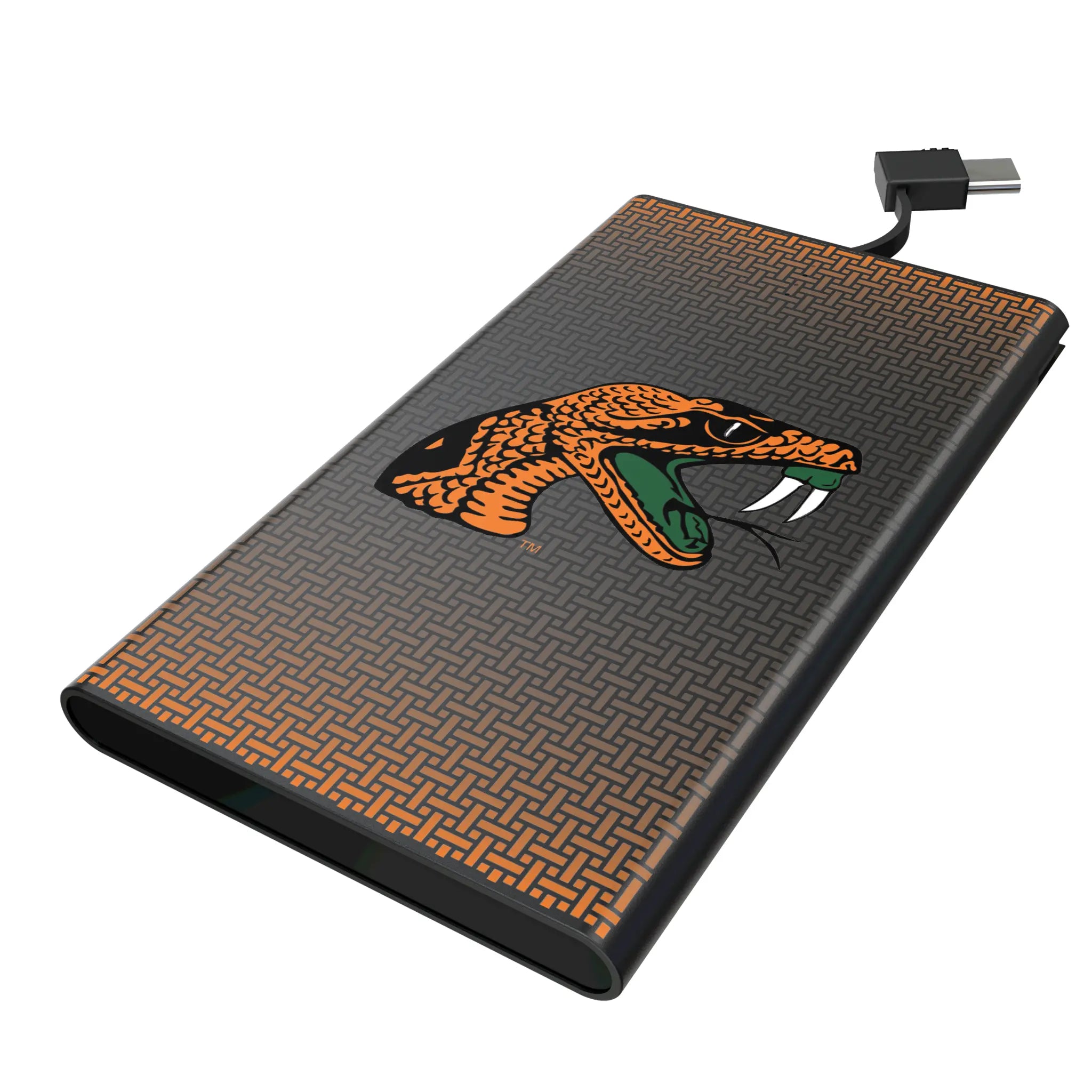Florida A&M University Rattlers Linen 5000mAh Flat Powerbank