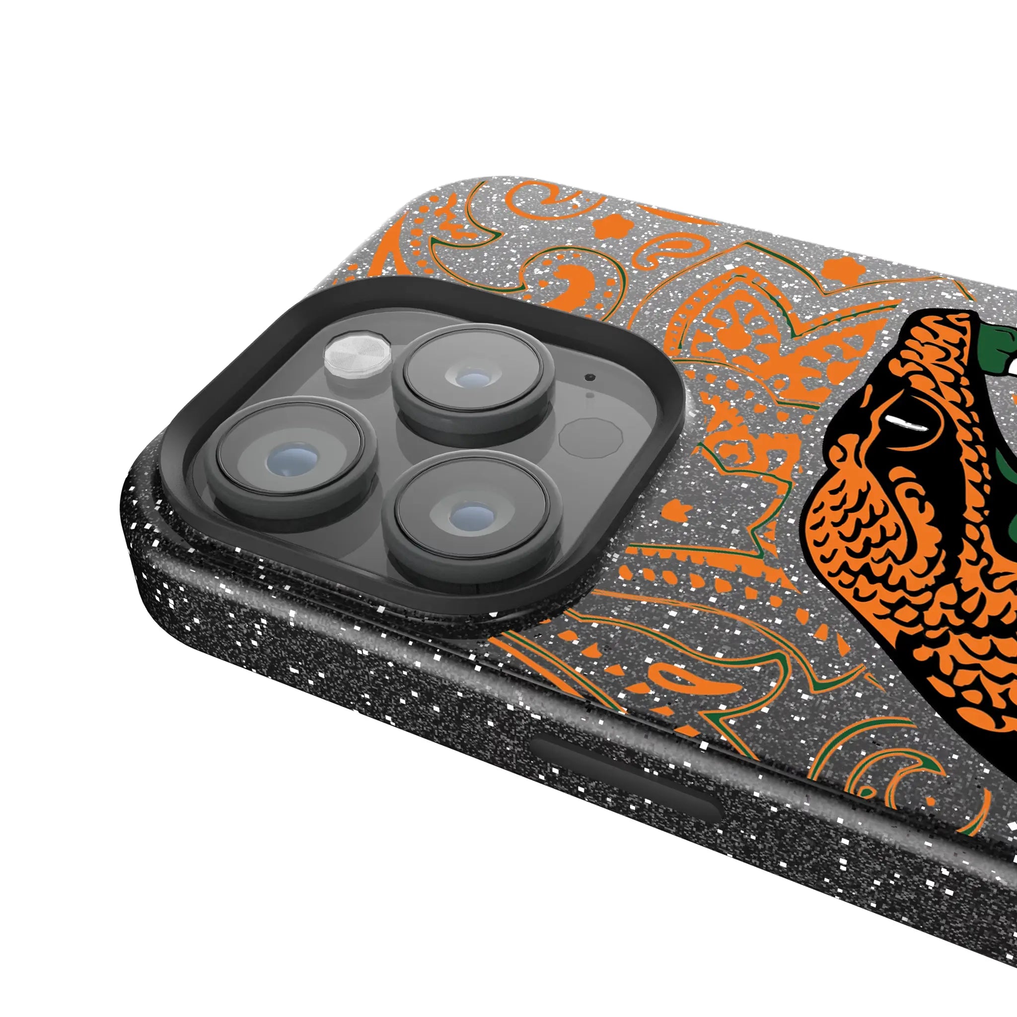 Florida A&M University Rattlers Paisley Bling Phone Case